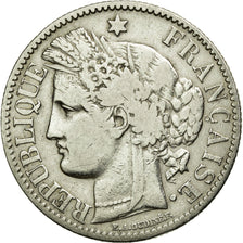 Coin, France, Cérès, 2 Francs, 1872, Paris, VF(30-35), Silver, KM:817.1