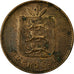 Coin, Guernsey, 4 Doubles, 1903, Heaton, Birmingham, VF(30-35), Bronze, KM:5
