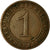 Coin, GERMANY, WEIMAR REPUBLIC, Reichspfennig, 1934, Stuttgart, EF(40-45)