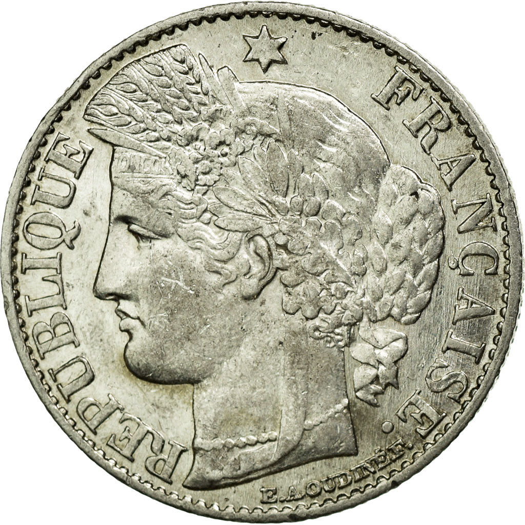 Moneta, Francia, Cérès, 50 Centimes, 1895, Paris, SPL-, Argento, KM:834.1