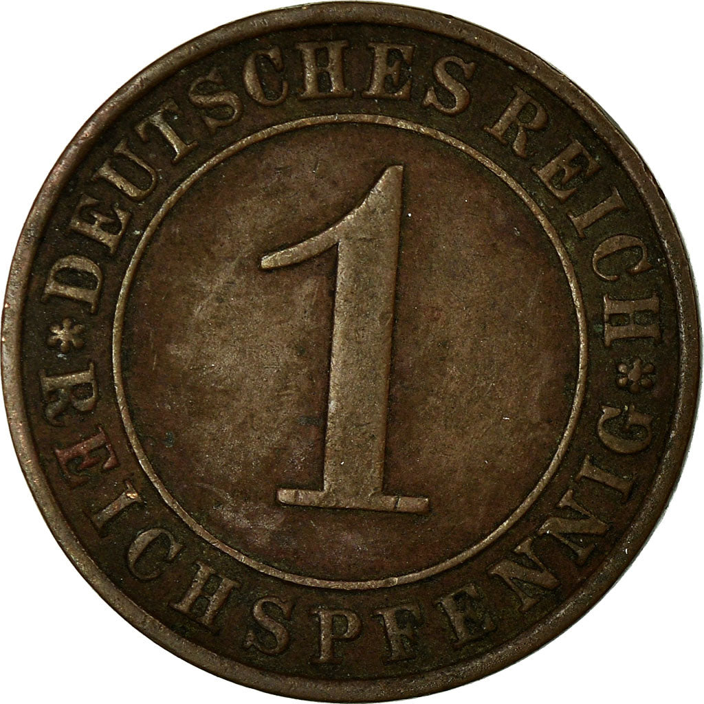 Moneda, ALEMANIA - REPÚBLICA DE WEIMAR, Reichspfennig, 1930, Berlin, MBC