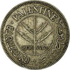 Coin, Palestine, 50 Mils, 1935, EF(40-45), Silver, KM:6