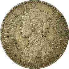 Monnaie, Martinique, Franc, 1922, Paris, TB+, Copper-nickel, KM:41