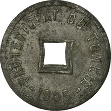 Moneta, Tonchino, 1/600 Piastre, 1905, Paris, MB+, Zinco, KM:1
