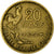 Moneta, Francia, Guiraud, 20 Francs, 1950, Paris, MB+, Alluminio-bronzo