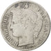 FRANCE, Cérès, 20 Centimes, 1851, Paris, KM #758.1, VF(20-25), Silver, Gadoury #