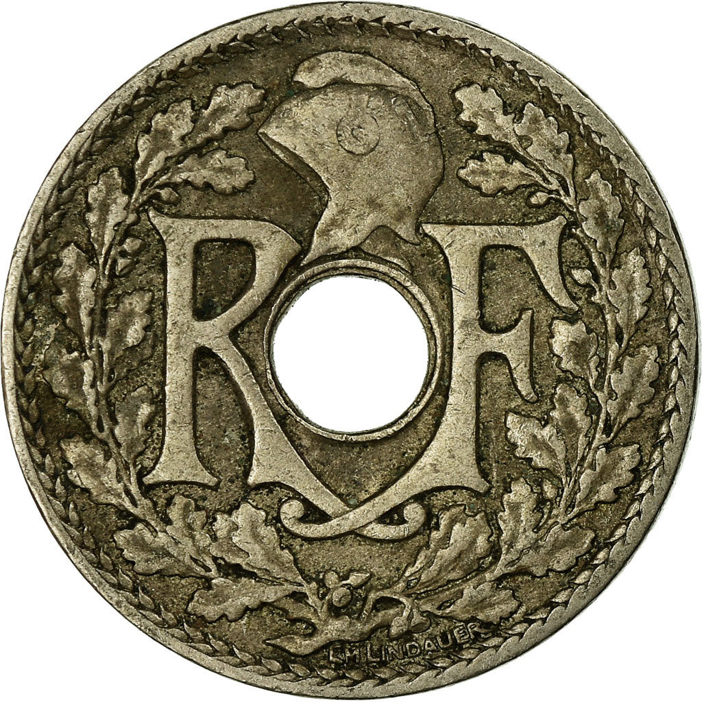 Munten, Frankrijk, Lindauer, 10 Centimes, 1928, Paris, ZF, Copper-nickel
