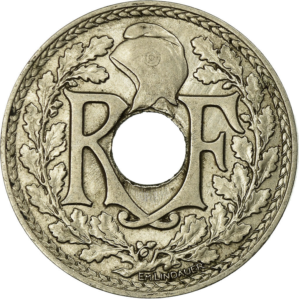 Moneda, Francia, Lindauer, 25 Centimes, 1915, EBC, Níquel, KM:867, Gadoury:379
