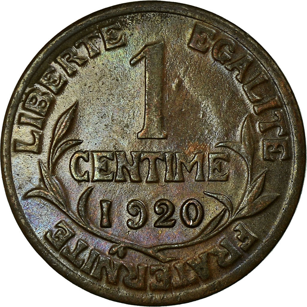 Coin, France, Dupuis, Centime, 1920, Paris, AU(55-58), Bronze, KM:840
