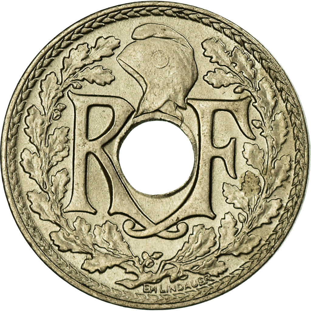 Coin, France, Lindauer, 5 Centimes, 1939, Paris, MS(63), Nickel-Bronze, KM:875a