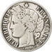 FRANCE, Cérès, 2 Francs, 1870, Paris, KM #817.1, VF(30-35), Silver, 27, Gadoury