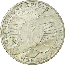 Coin, GERMANY - FEDERAL REPUBLIC, 10 Mark, 1972, Karlsruhe, EF(40-45), Silver