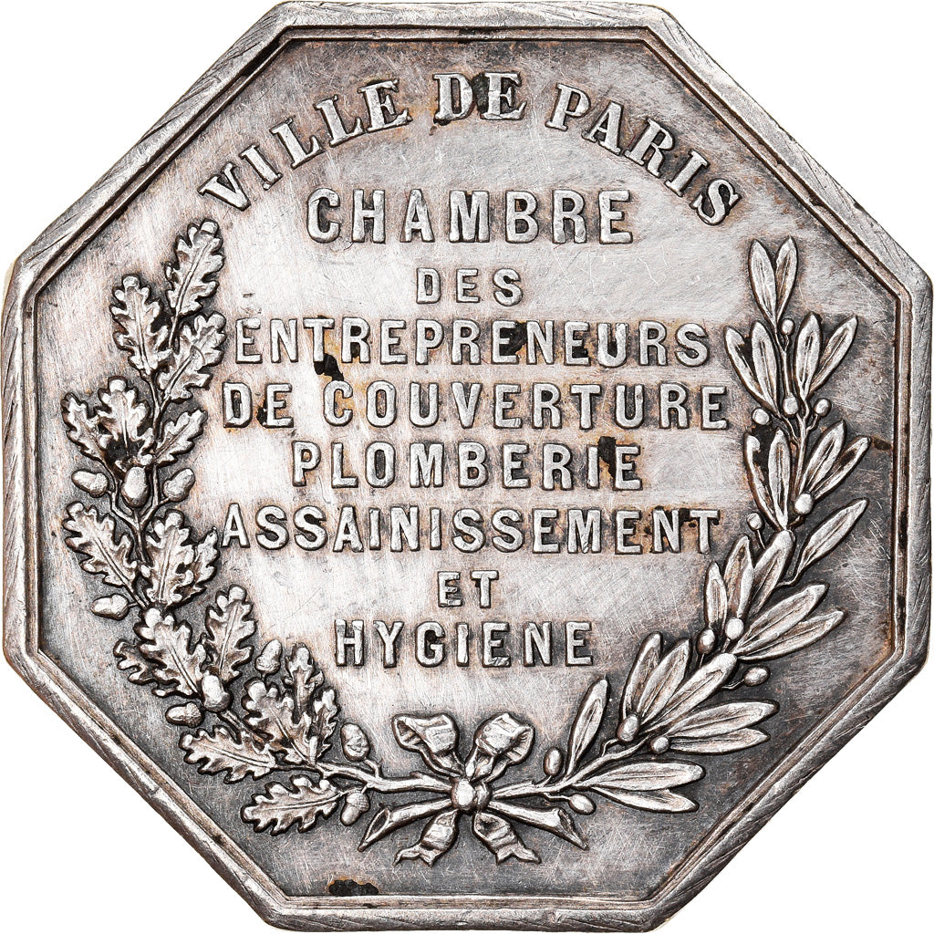 Frankrijk, Token, Syndicats, Couverture et Plomberie, Ville de Paris, Business &