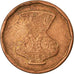 Coin, Egypt, 5 Piastres, 2008/AH1429, EF(40-45), Copper Plated Steel, KM:941a