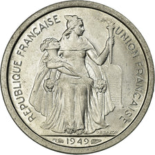 Moneda, Nueva Caledonia, Franc, 1949, Paris, SC, Aluminio, KM:2