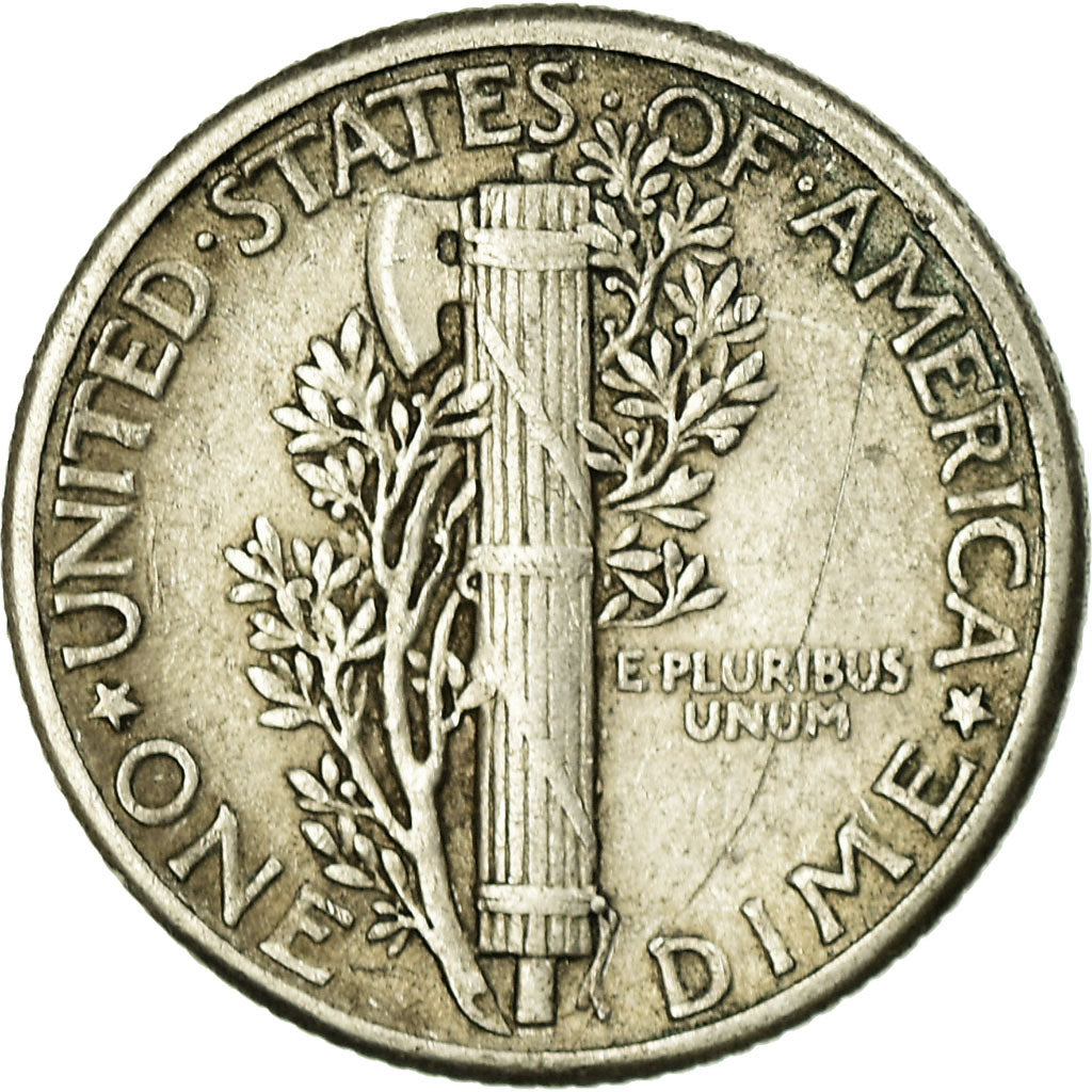 Coin, United States, Mercury Dime, Dime, 1931, U.S. Mint, Philadelphia