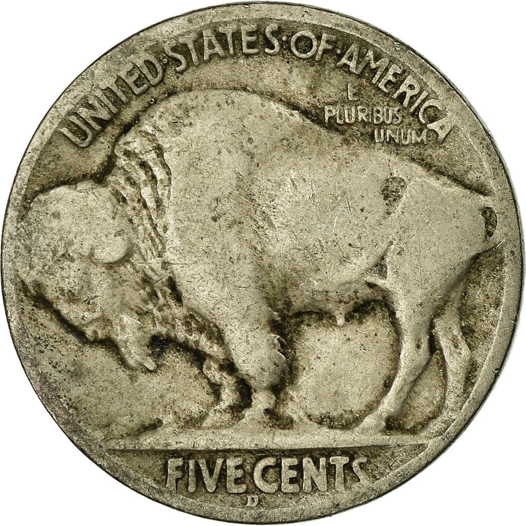 Münze, Vereinigte Staaten, Buffalo Nickel, 5 Cents, 1928, U.S. Mint, Denver