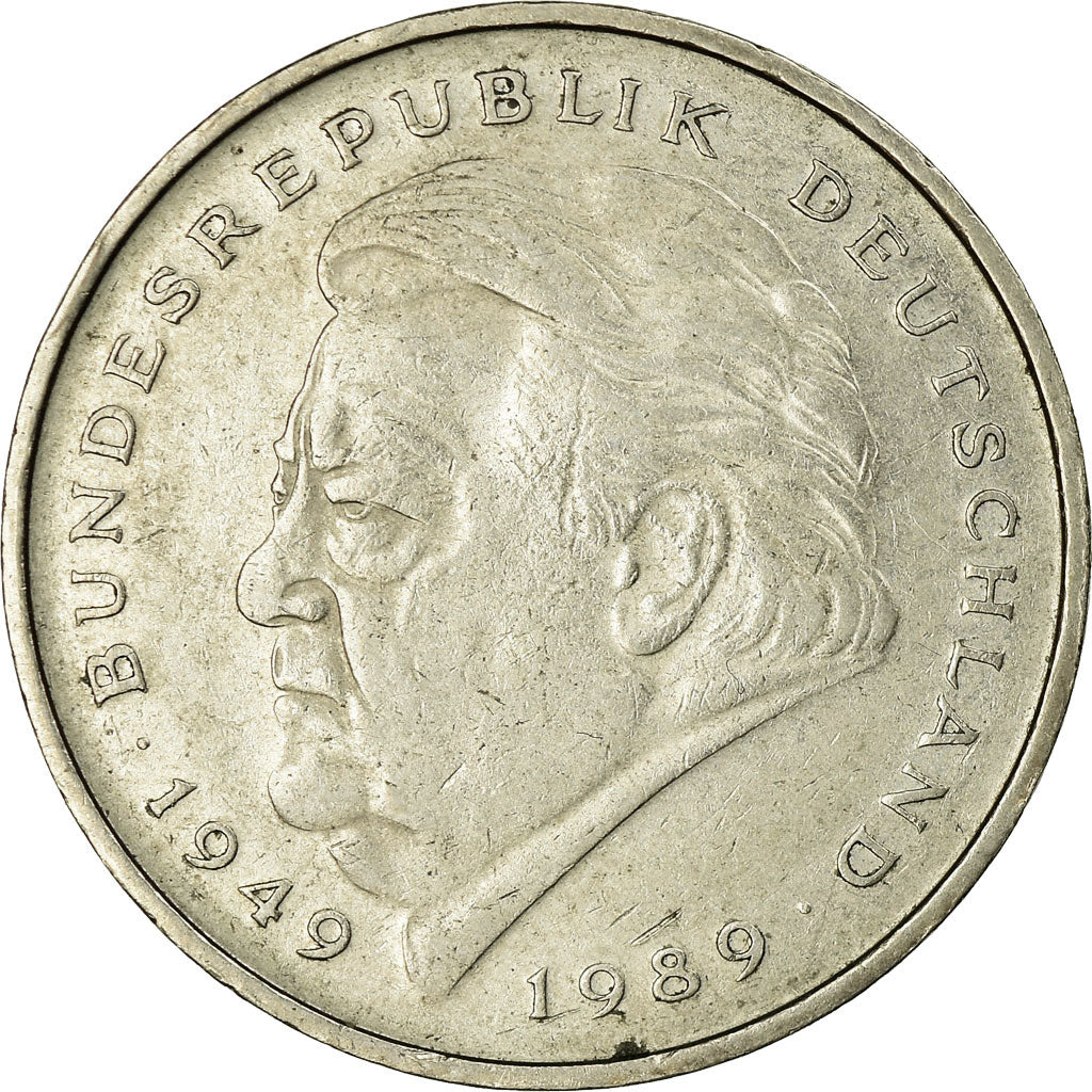 Coin, GERMANY - FEDERAL REPUBLIC, 2 Mark, 1995, Berlin, EF(40-45), Copper-Nickel