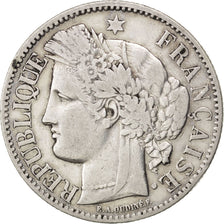 Coin, France, Cérès, 2 Francs, 1870, Paris, VF(30-35), Silver, KM:816.1