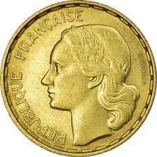 Moeda, França, Guiraud, 50 Francs, 1952, Paris, AU(55-58), Alumínio-Bronze