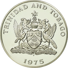 Coin, TRINIDAD & TOBAGO, 5 Dollars, 1975, Franklin Mint, Proof, MS(65-70)