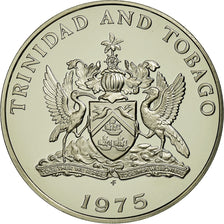 Coin, TRINIDAD & TOBAGO, Dollar, 1975, Franklin Mint, Proof, MS(65-70)