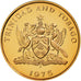 Coin, TRINIDAD & TOBAGO, Cent, 1975, Franklin Mint, Proof, MS(65-70), Bronze