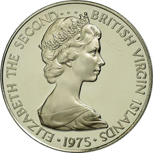 Coin, BRITISH VIRGIN ISLANDS, Elizabeth II, 25 Cents, 1975, Franklin Mint
