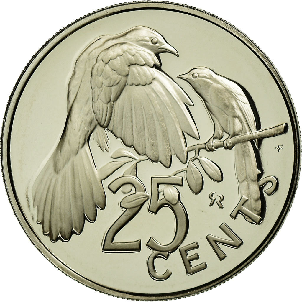 Coin, BRITISH VIRGIN ISLANDS, Elizabeth II, 25 Cents, 1975, Franklin Mint