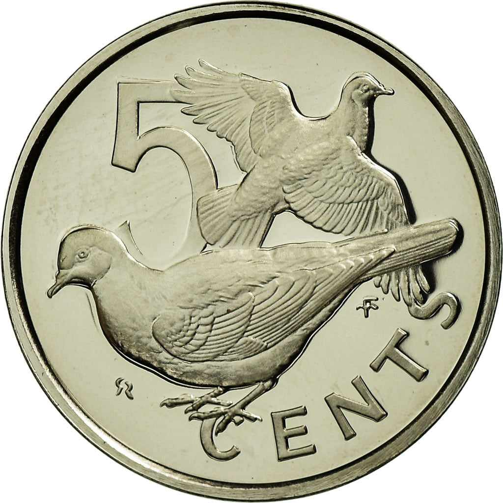 Coin, BRITISH VIRGIN ISLANDS, Elizabeth II, 5 Cents, 1975, Franklin Mint