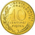 Munten, Frankrijk, Marianne, 10 Centimes, 1974, Paris, FDC, Aluminum-Bronze