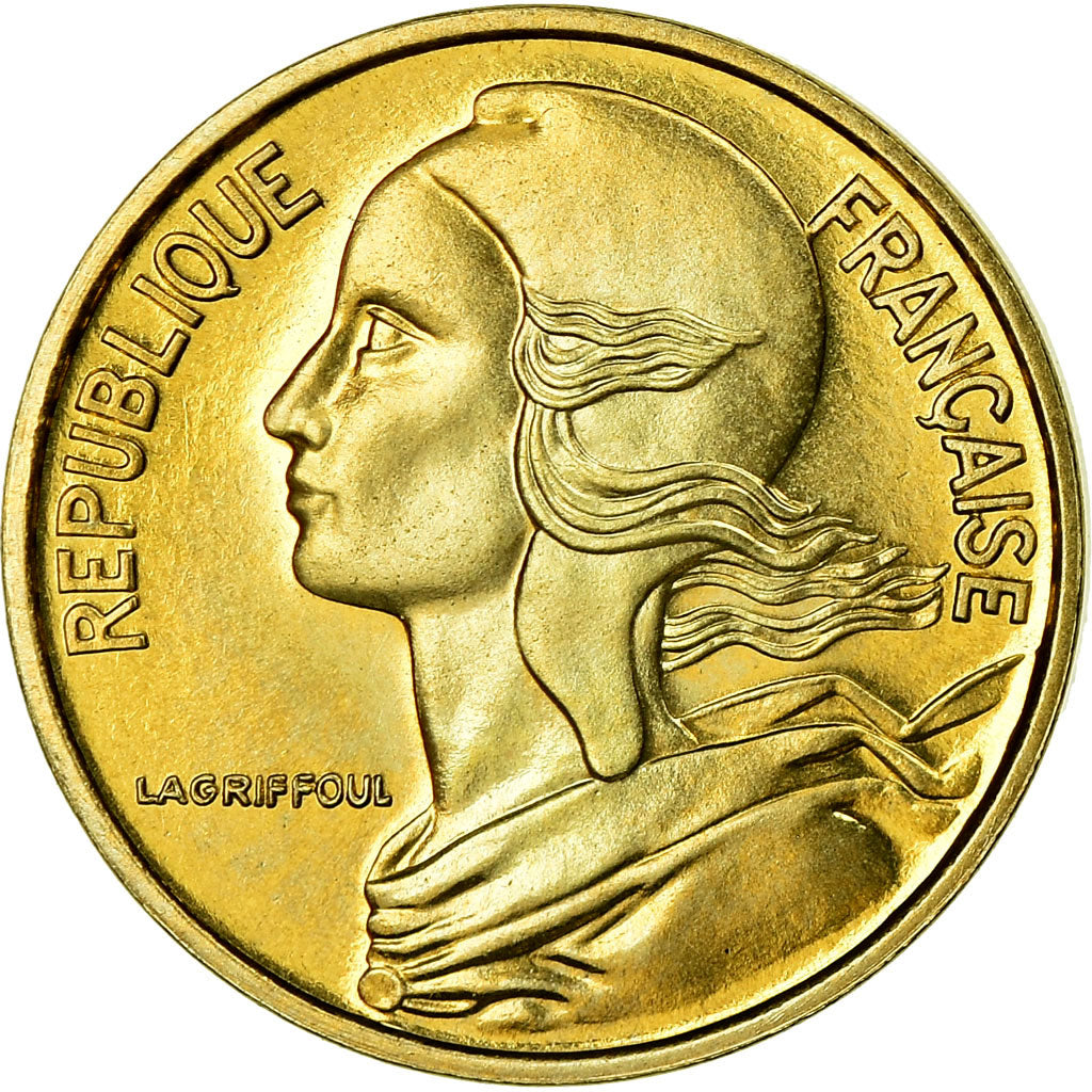 Coin, France, Marianne, 5 Centimes, 1974, Paris, MS(65-70), Aluminum-Bronze