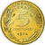 Moneda, Francia, Marianne, 5 Centimes, 1974, Paris, FDC, Aluminio - bronce