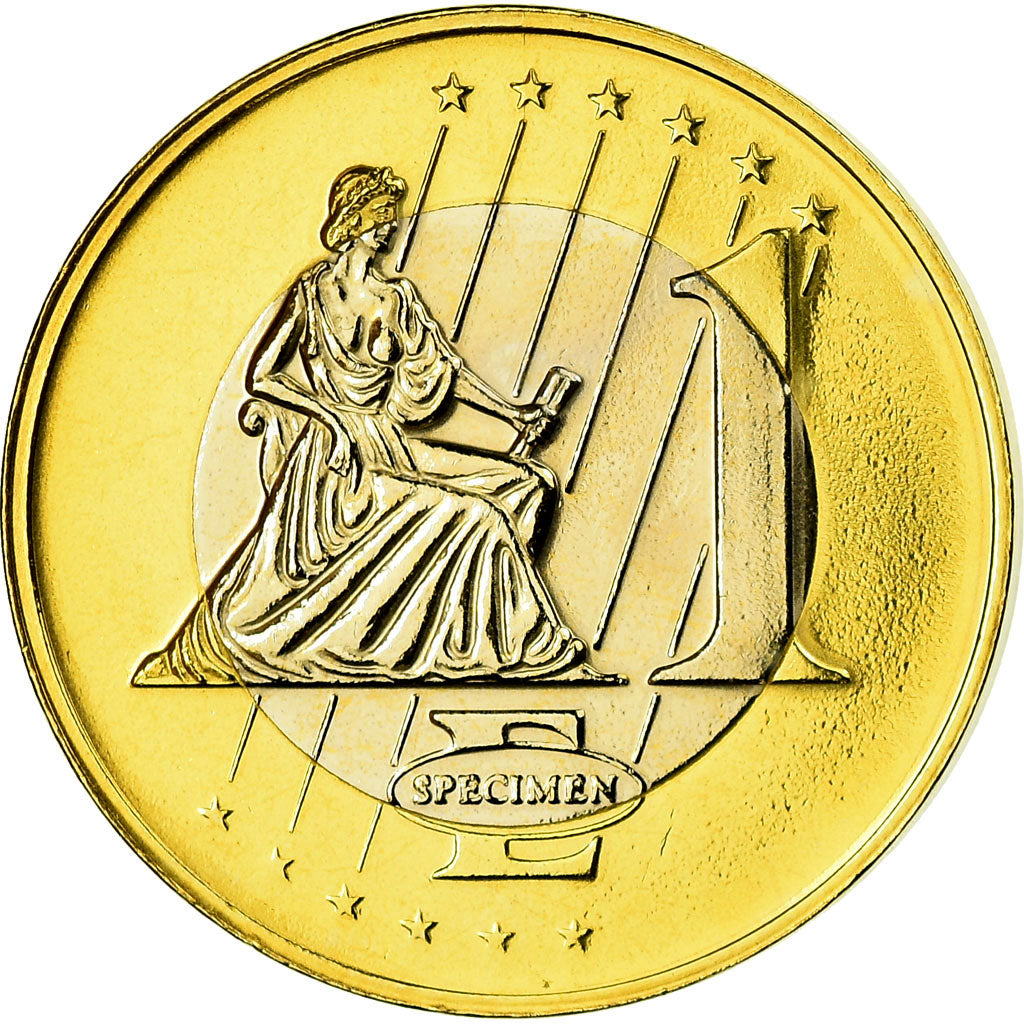 Malta, Fantasy euro patterns, 1 Euro, 2004, MS(65-70), Bi-Metallic