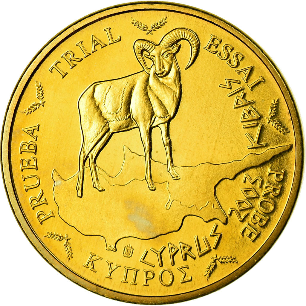 Zypern, Fantasy euro patterns, 20 Euro Cent, 2003, VZ+, Messing