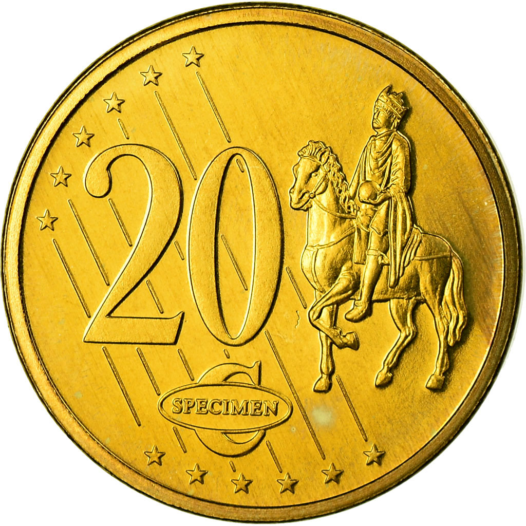 Zypern, Fantasy euro patterns, 20 Euro Cent, 2003, VZ+, Messing