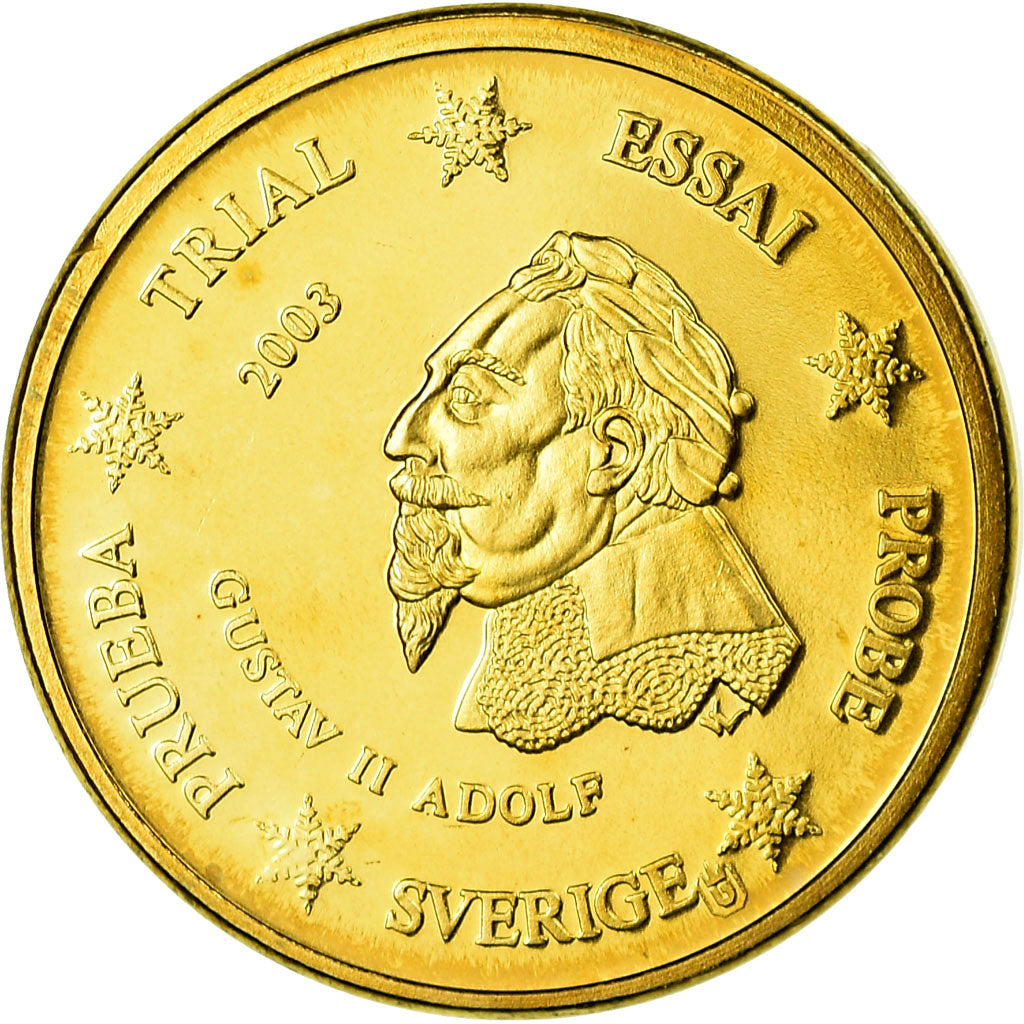 Schweden, Fantasy euro patterns, 10 Euro Cent, 2003, VZ+, Messing