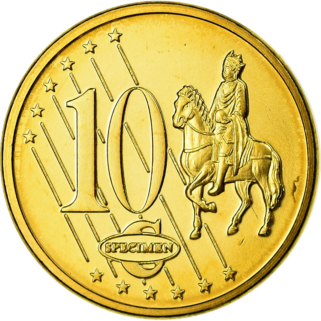 Schweden, Fantasy euro patterns, 10 Euro Cent, 2003, VZ+, Messing