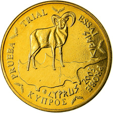 Cypr, Fantasy euro patterns, 10 Euro Cent, 2003, MS(65-70), Mosiądz