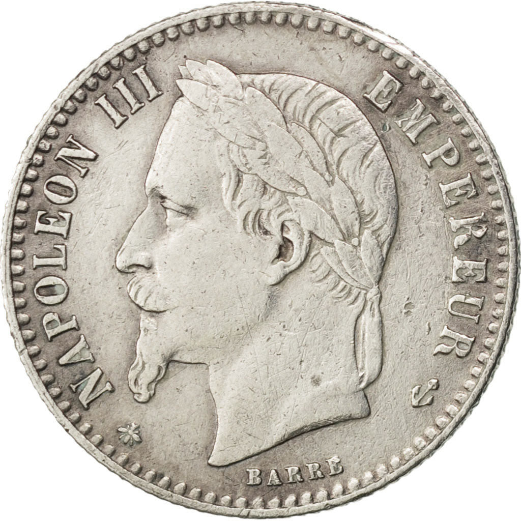 Coin, France, Napoleon III, Napoléon III, 50 Centimes, 1866, Paris, EF(40-45)