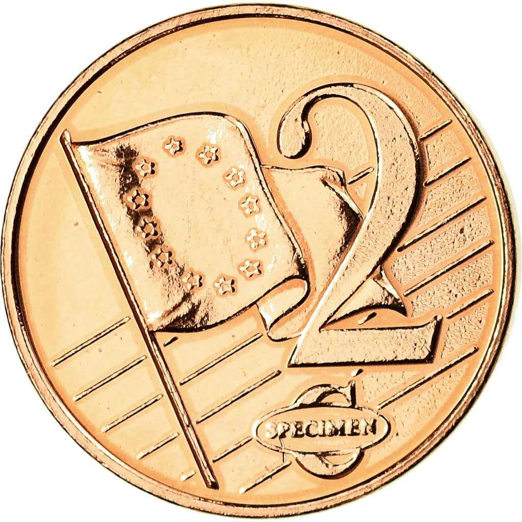 Ungarn, Fantasy euro patterns, 2 Euro Cent, 2003, VZ+, Kupfer