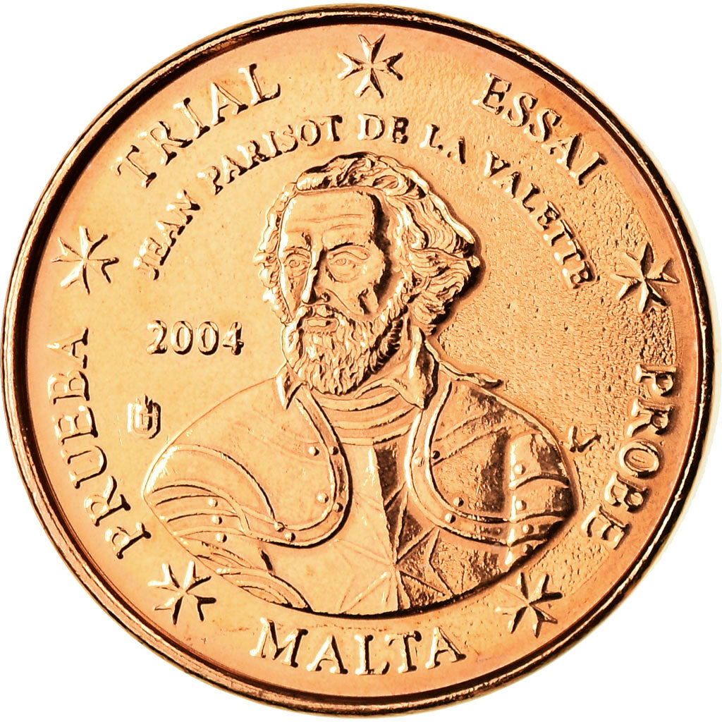 Malta, Fantasy euro patterns, 2 Euro Cent, 2004, MS(65-70), Cobre