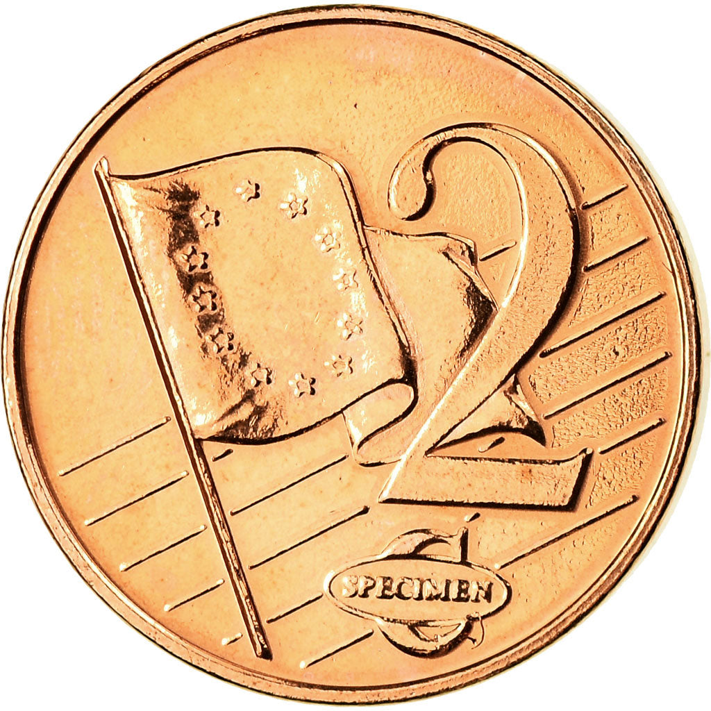Malta, Fantasy euro patterns, 2 Euro Cent, 2004, MS(65-70), Cobre