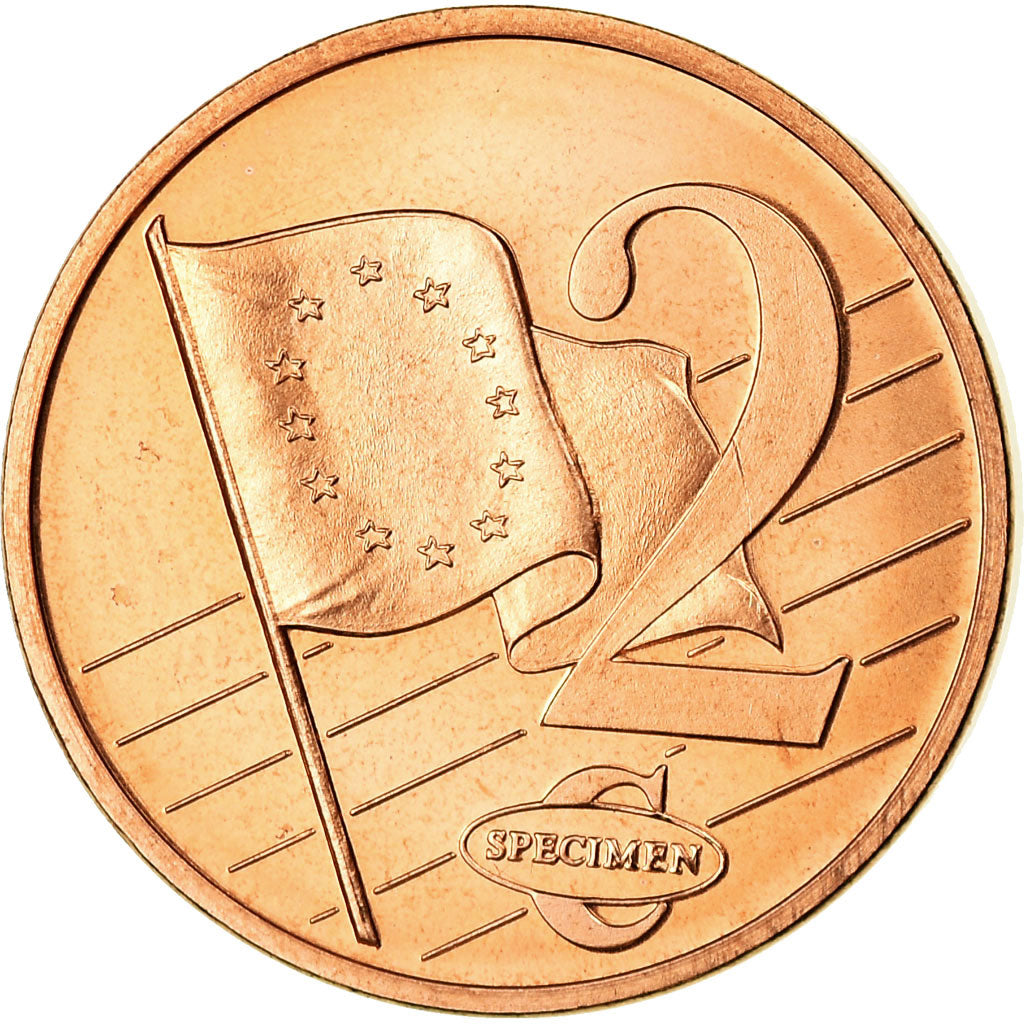 Slowenien, Fantasy euro patterns, 2 Euro Cent, 2003, STGL, Kupfer