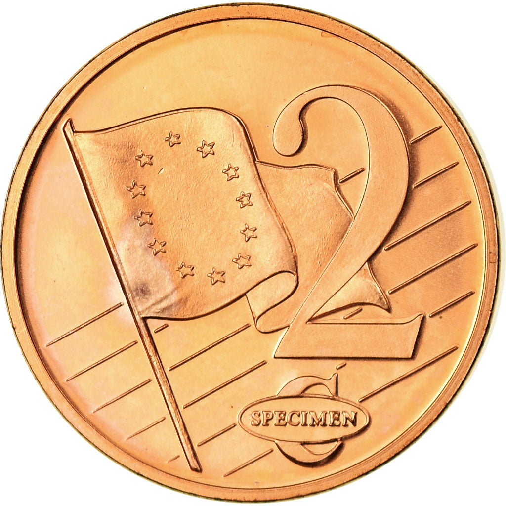 Svezia, Fantasy euro patterns, 2 Euro Cent, 2003, BB, Rame