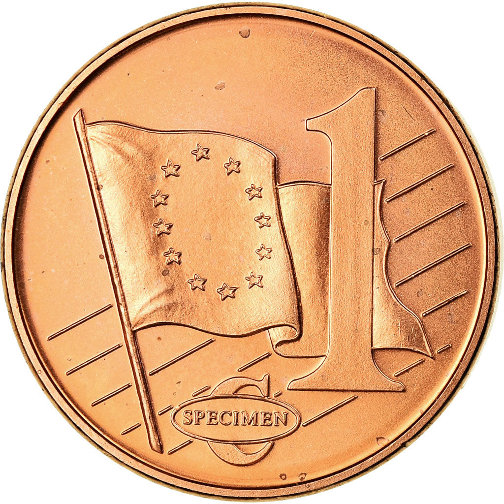 Suecia, Fantasy euro patterns, Euro Cent, 2003, EBC, Cobre