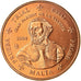 Malta, Fantasy euro patterns, Euro Cent, 2004, MS(65-70), Miedź