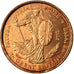 Great Britain, Fantasy euro patterns, Euro Cent, 2003, EF(40-45), Copper