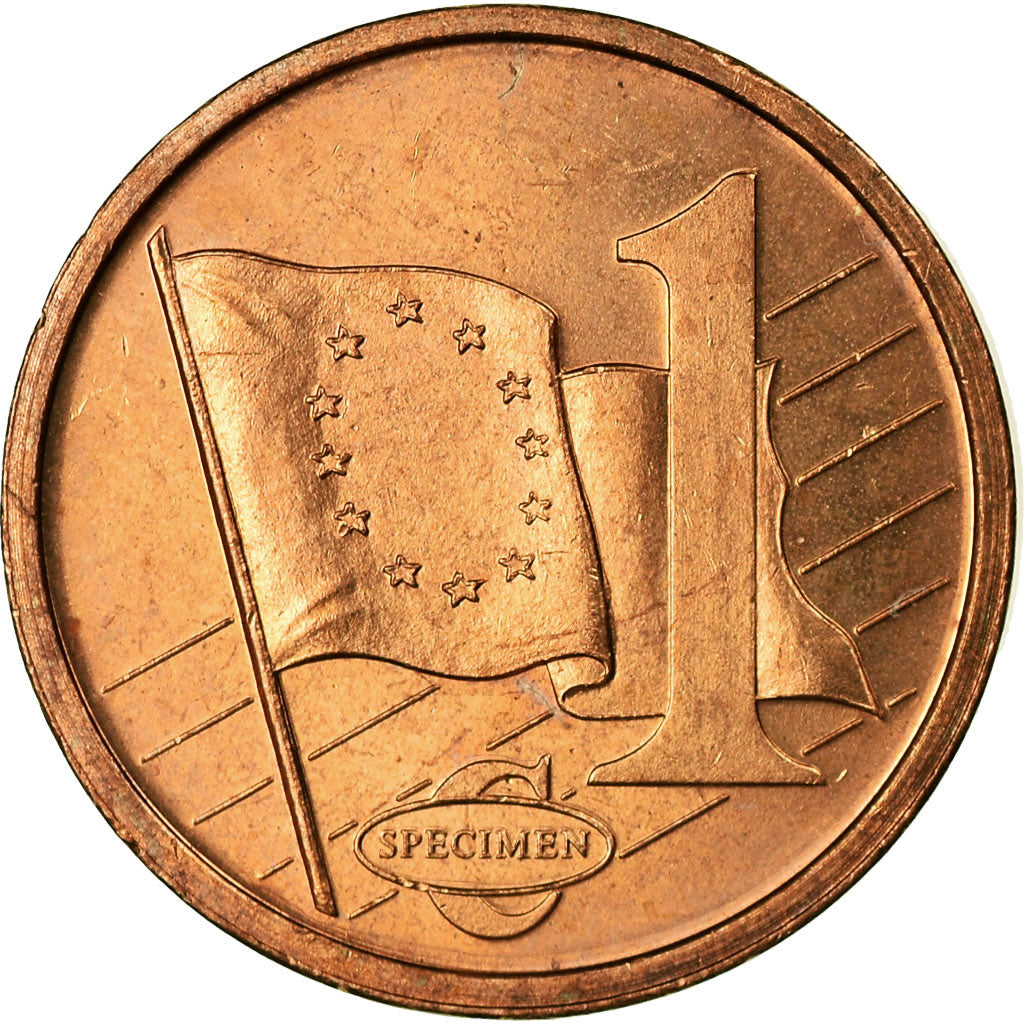 Great Britain, Fantasy euro patterns, Euro Cent, 2003, EF(40-45), Copper
