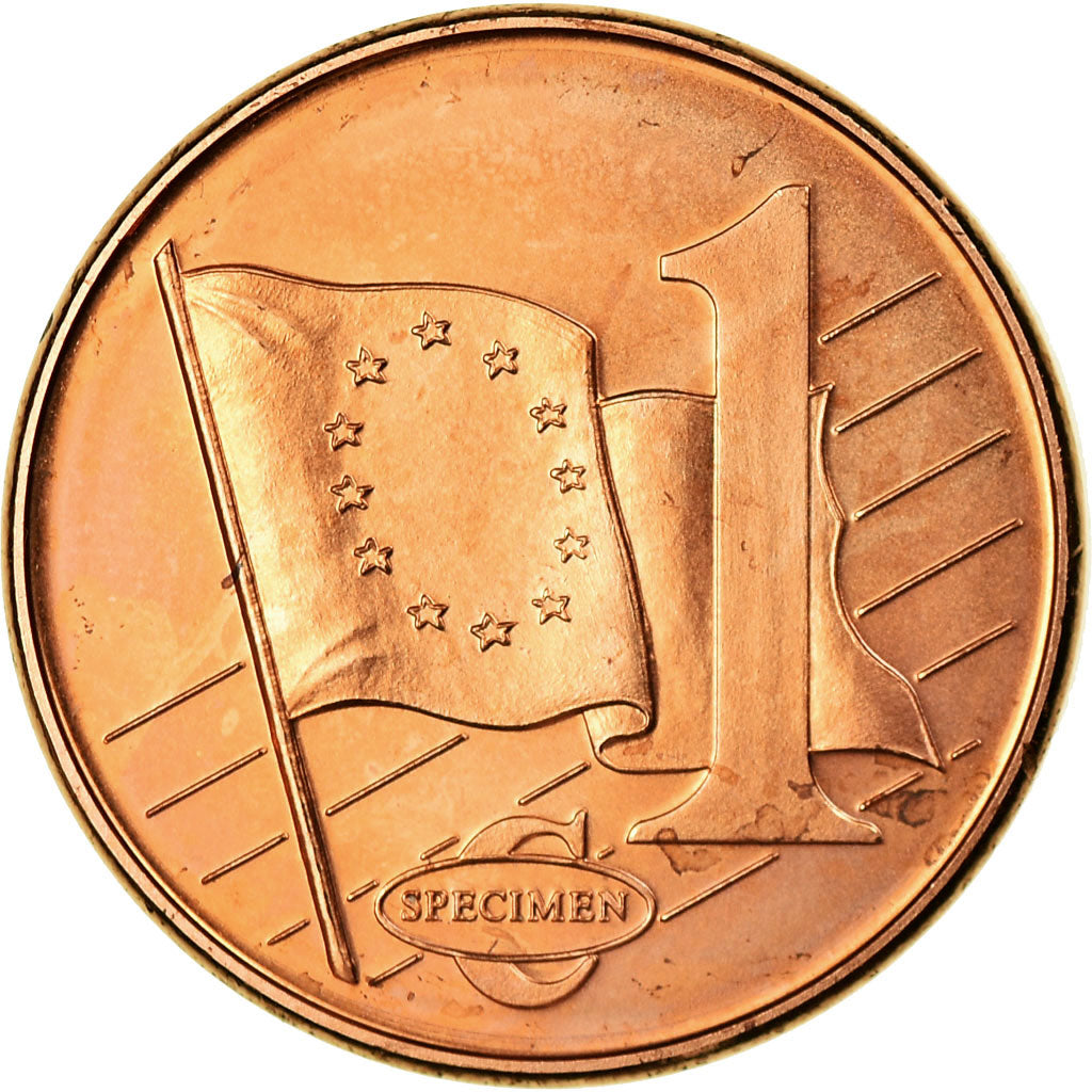 Czech Republic, Fantasy euro patterns, Euro Cent, 2003, VF(30-35), Copper